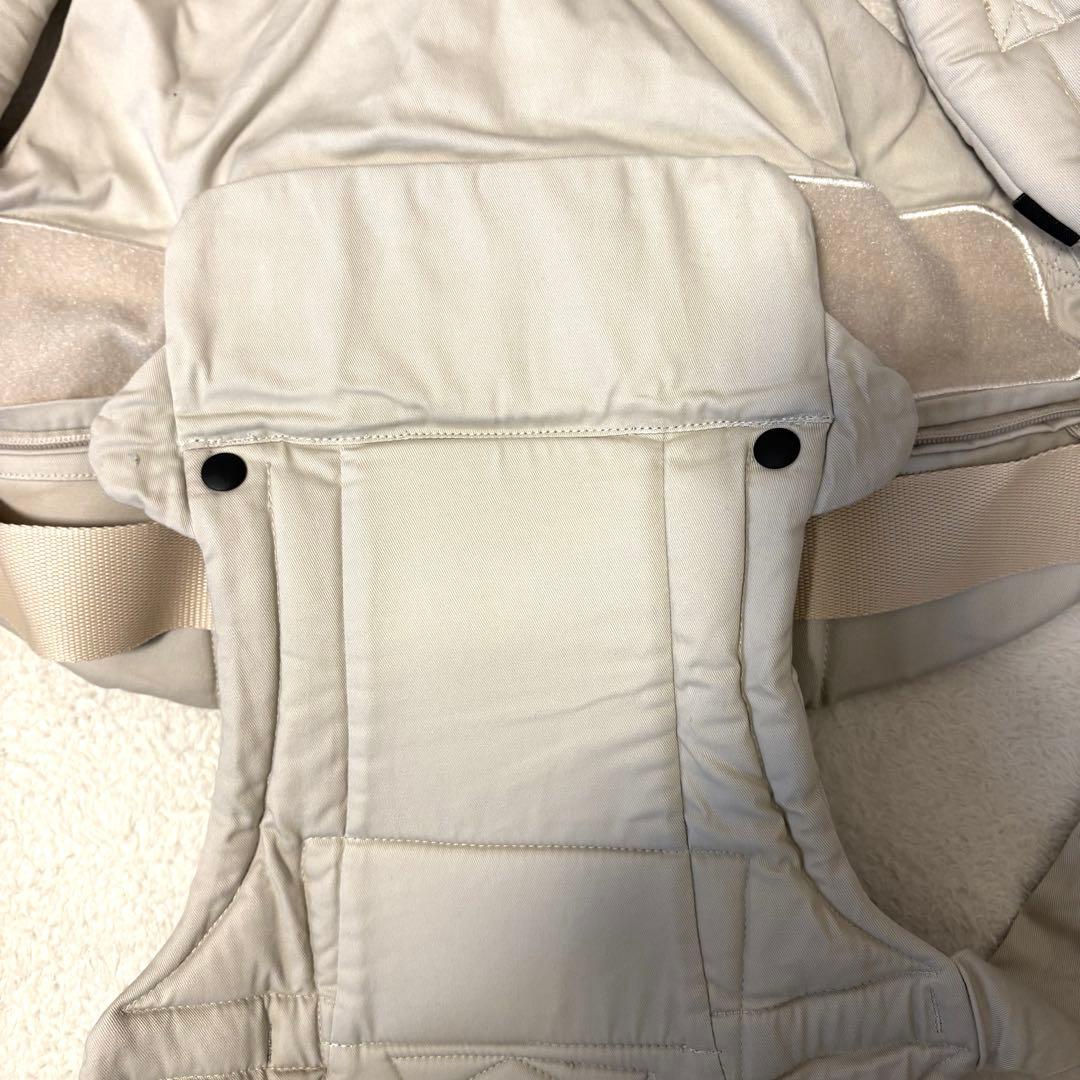 未使用級　napnap ふたご抱っこひも　ナップナップ　ベージュ　保存袋　箱