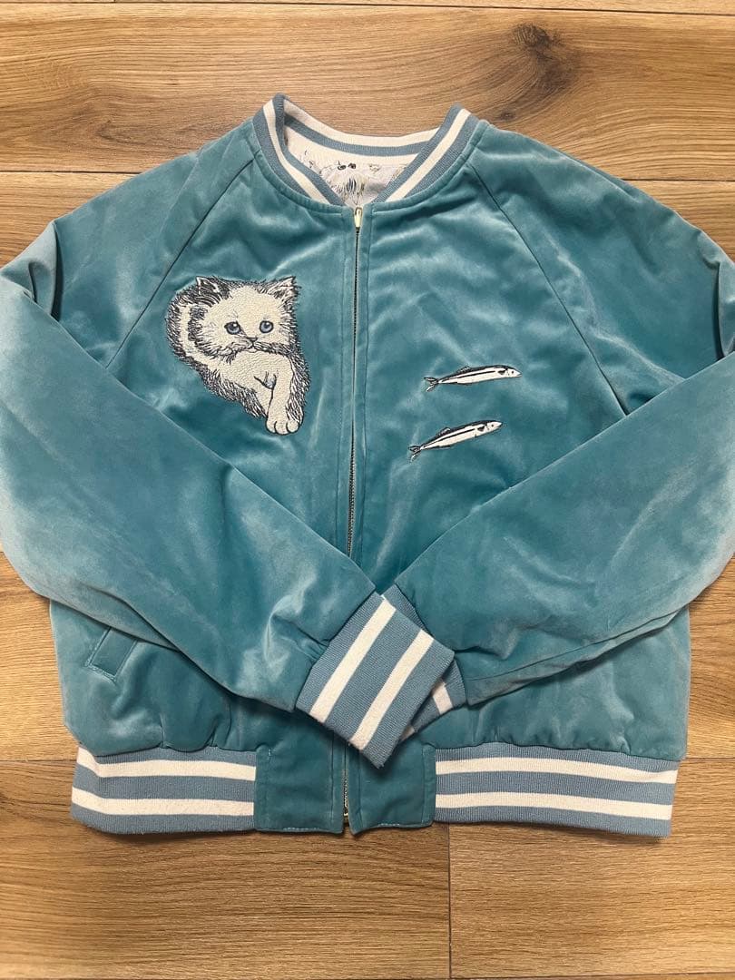 つかまえたねこスカジャン franche lippee フランシュリッペ