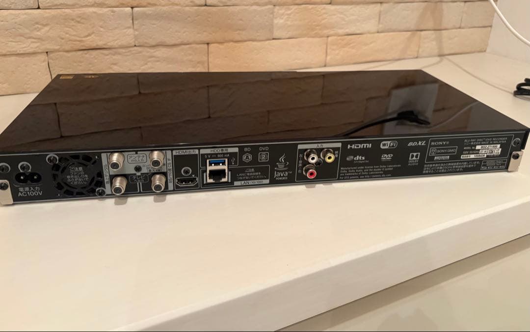 SONY｜ソニー ブルーレイレコーダー BDZ-ZW1500 [1TB ]