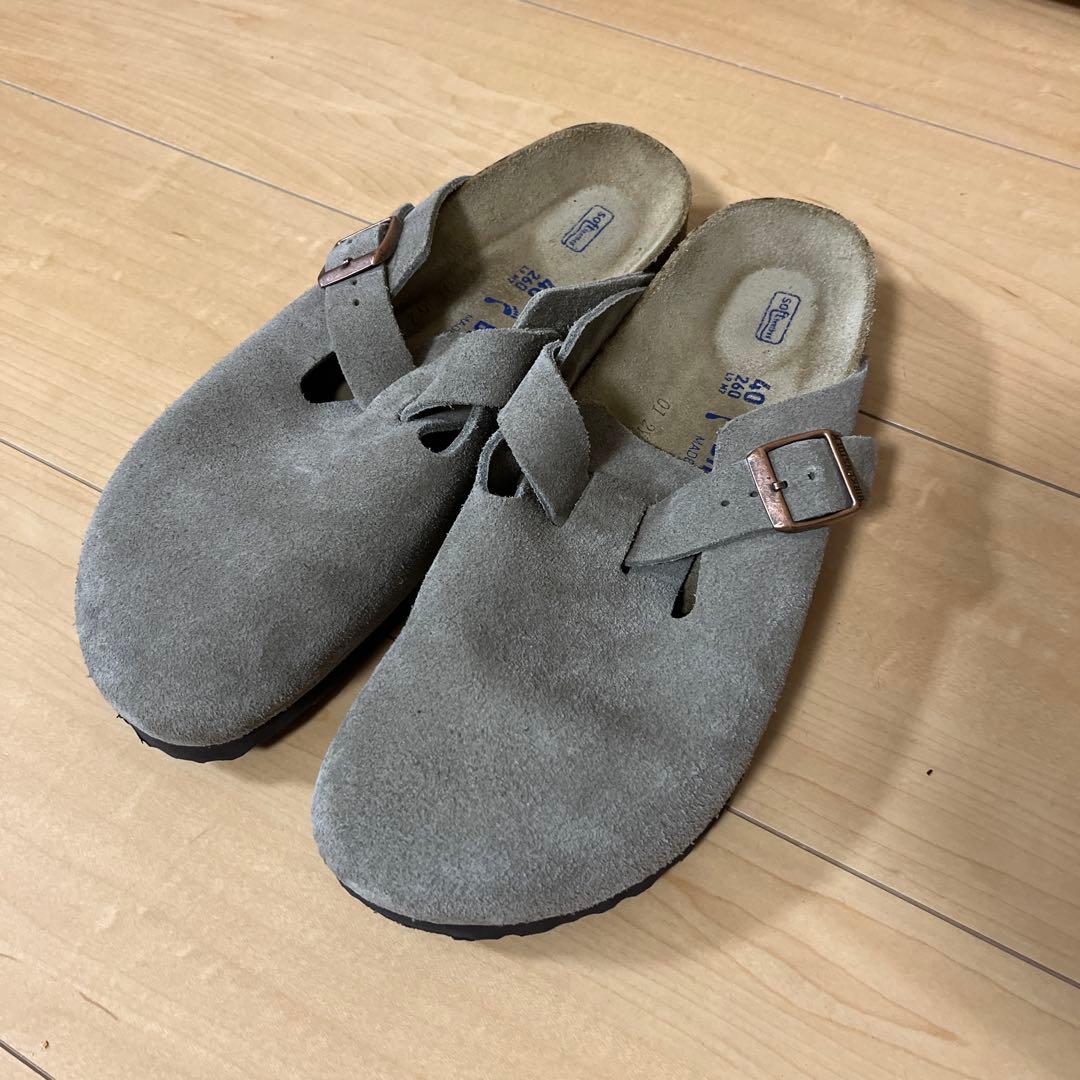 ヨ*ダ様 40ビルケンシュトック ボストン トープ スエード