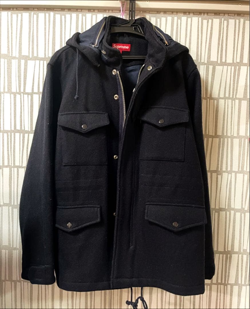 シュープリーム　メンズコート　フード付き