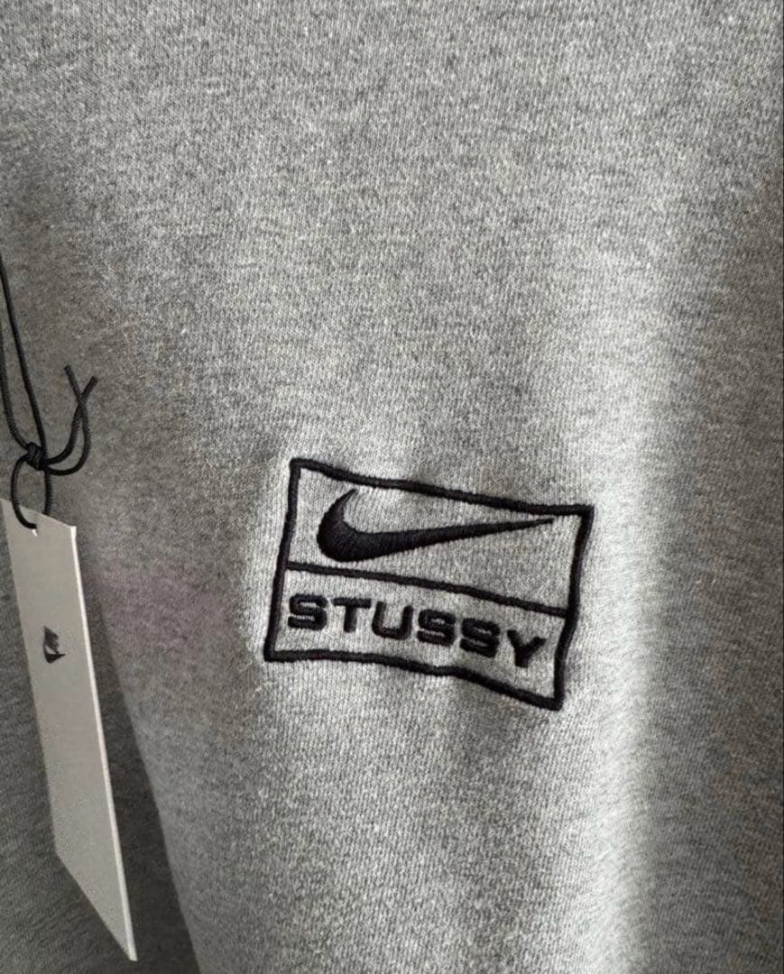Nike x Stussy スウェット　グレー　L ナイキ　ステューシー