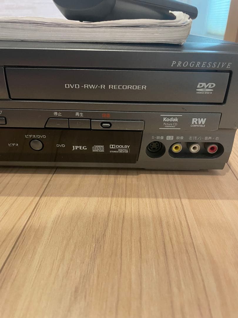 【VHS→DVDコピー/リモコン、説明書付属】 DXR160V 週末10％OFF