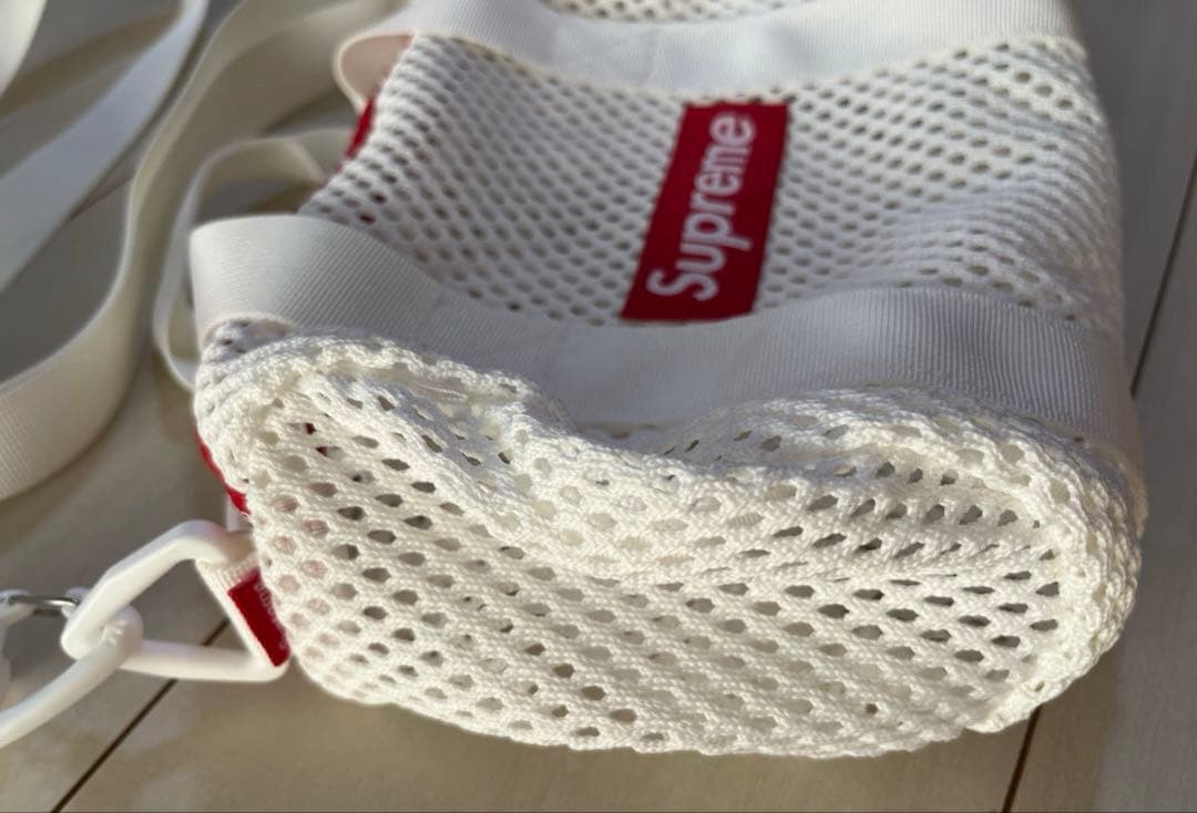 Supreme メッシュバック　小　ホワイト