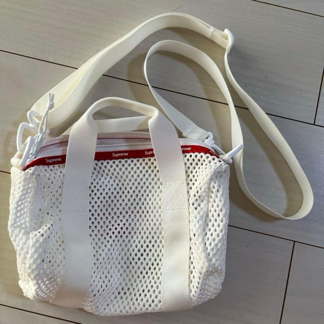 Supreme メッシュバック　小　ホワイト