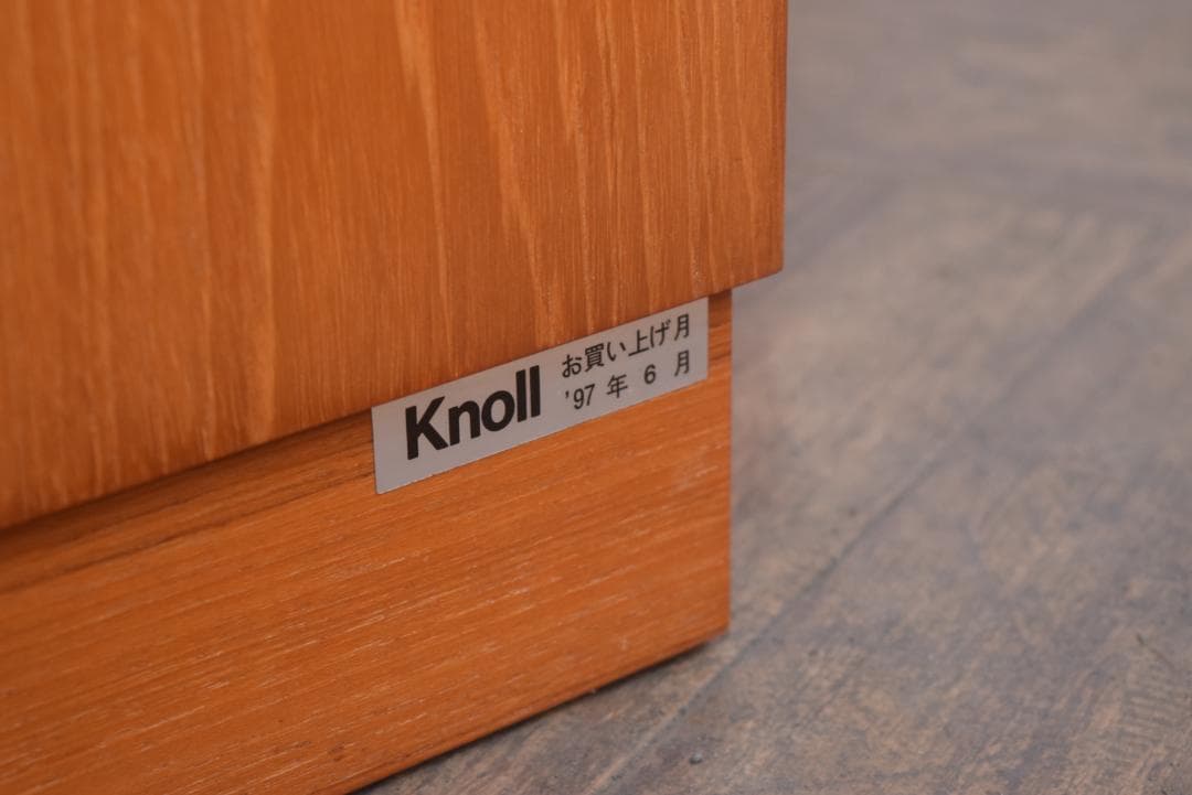 Knoll / ノール 両開きキャビネット 役員書庫 観音書棚 1997年製 b