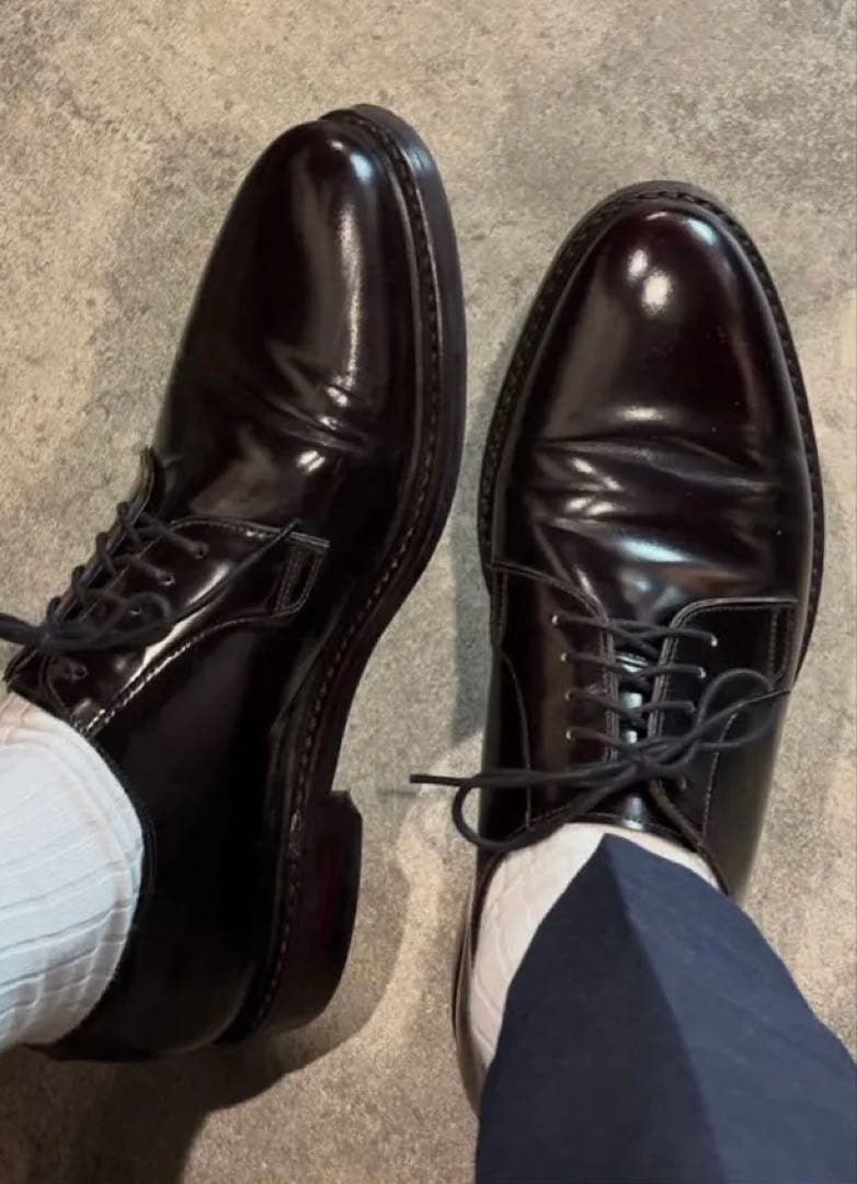 ジャランスリワヤ プレーントゥ98651ボルドー サイズ9.5