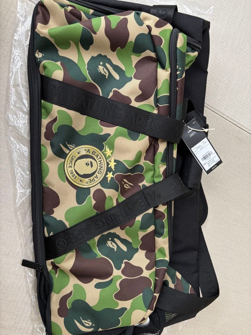 adidas BAPE DUFFLE 　エイプ　アディダス　ダッフルバッグ