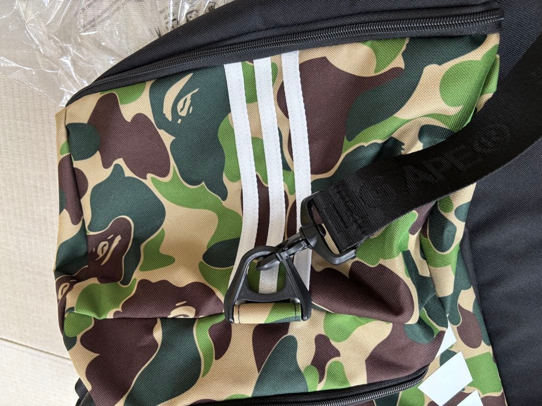 adidas BAPE DUFFLE 　エイプ　アディダス　ダッフルバッグ