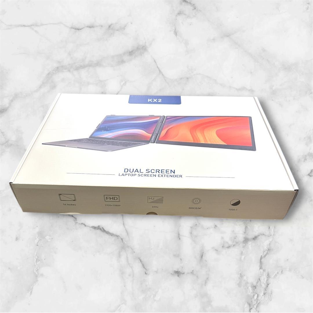 デュアルモニター 14インチポータブルノートPC USB-C/HDMI対応 軽量