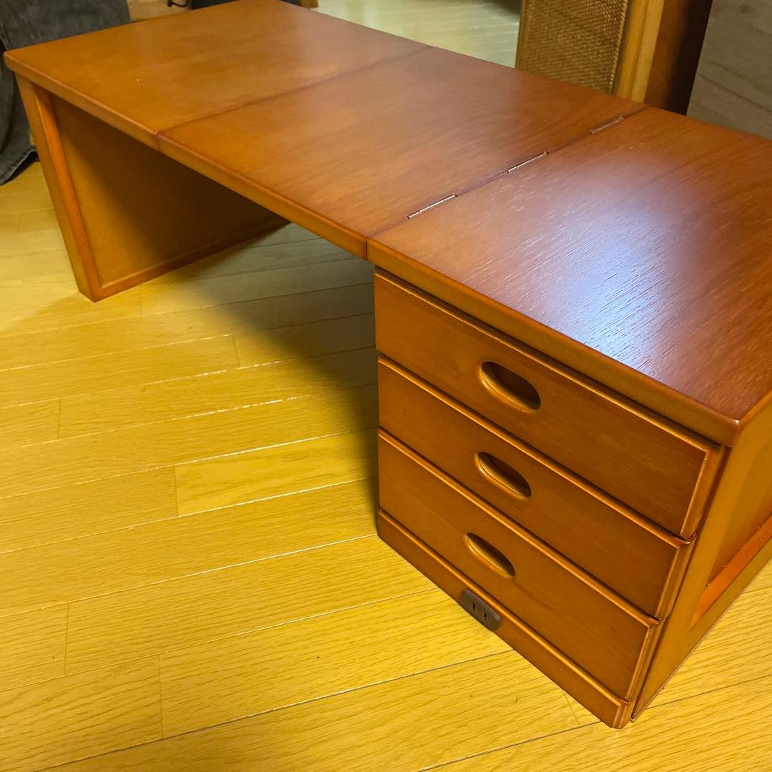 木製デスク 折りたたみ文机　座机
