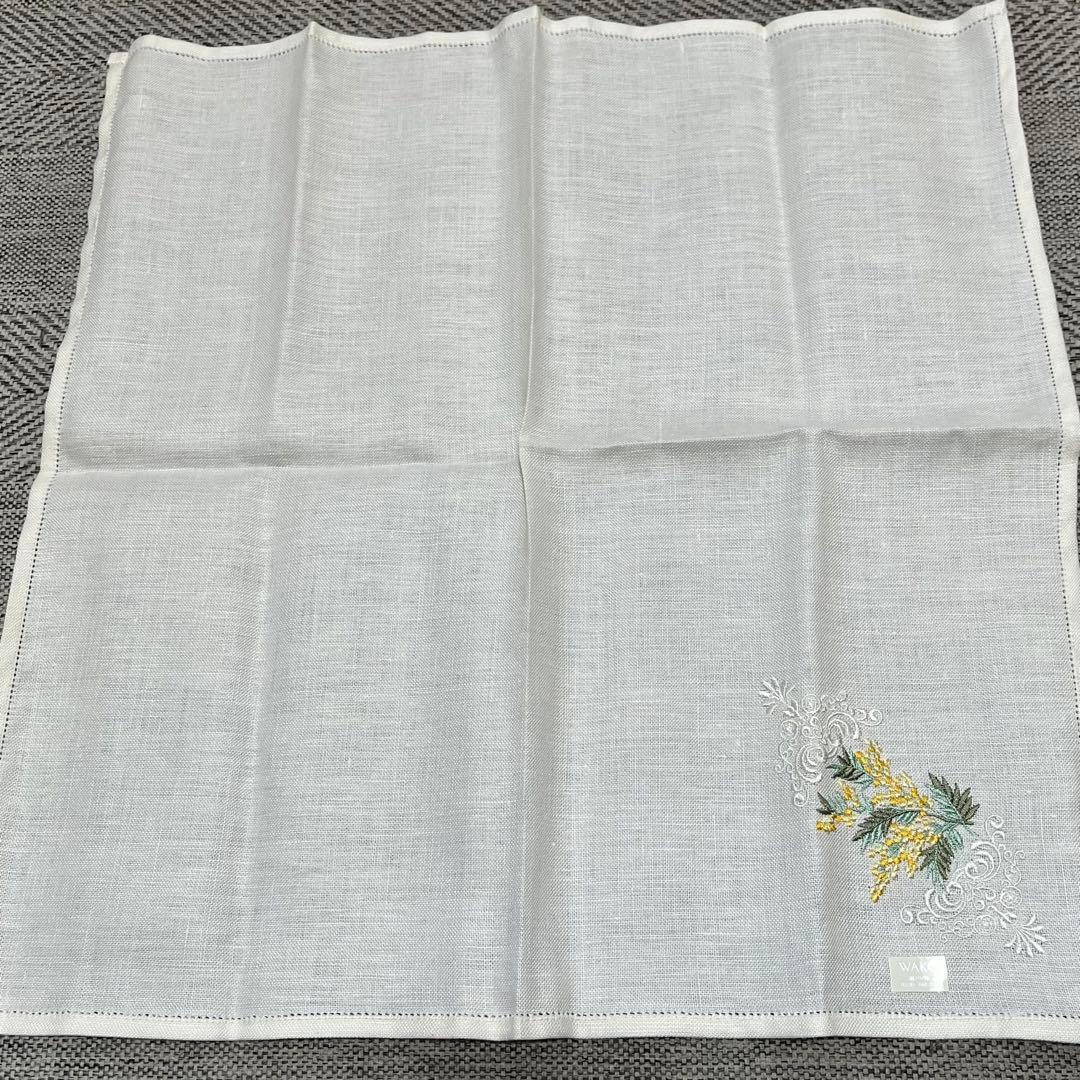 美品未使用　銀座和光　WAKO リネン　ハンカチーフ6点　麻