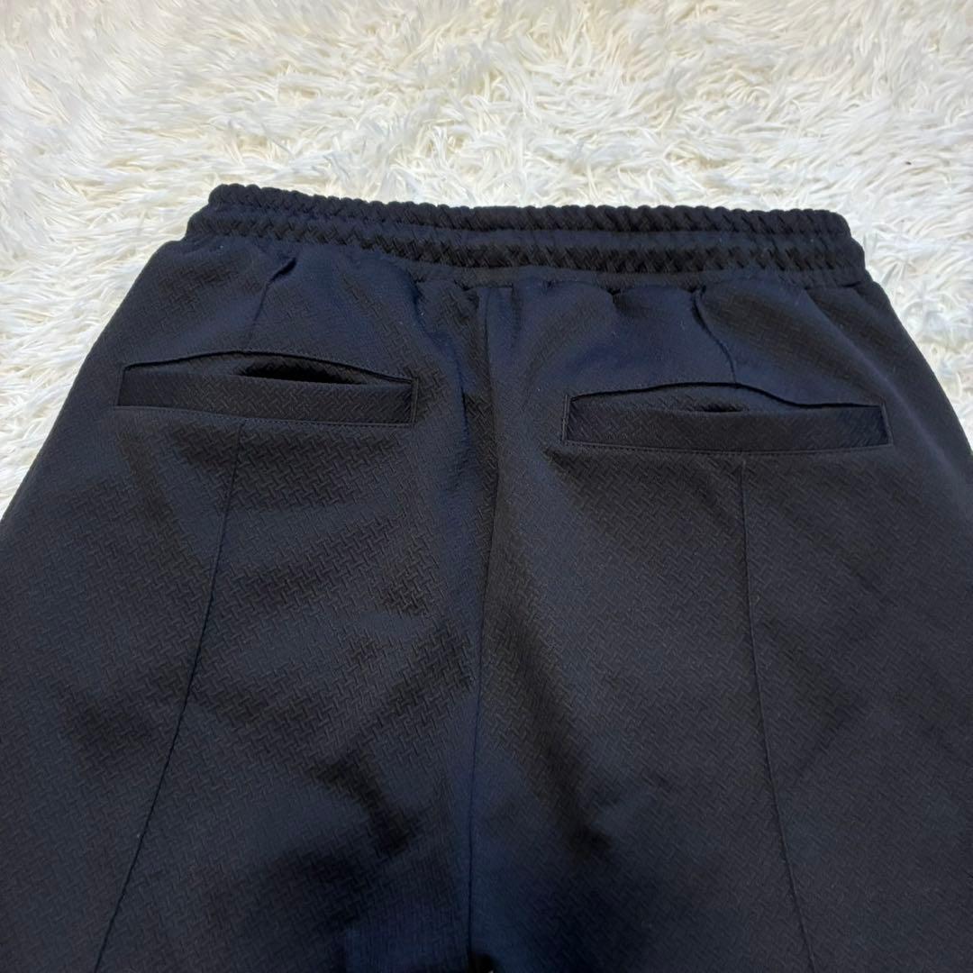 CAMBIO セットアップ ノーカラージャケット 織り柄 M（B322）