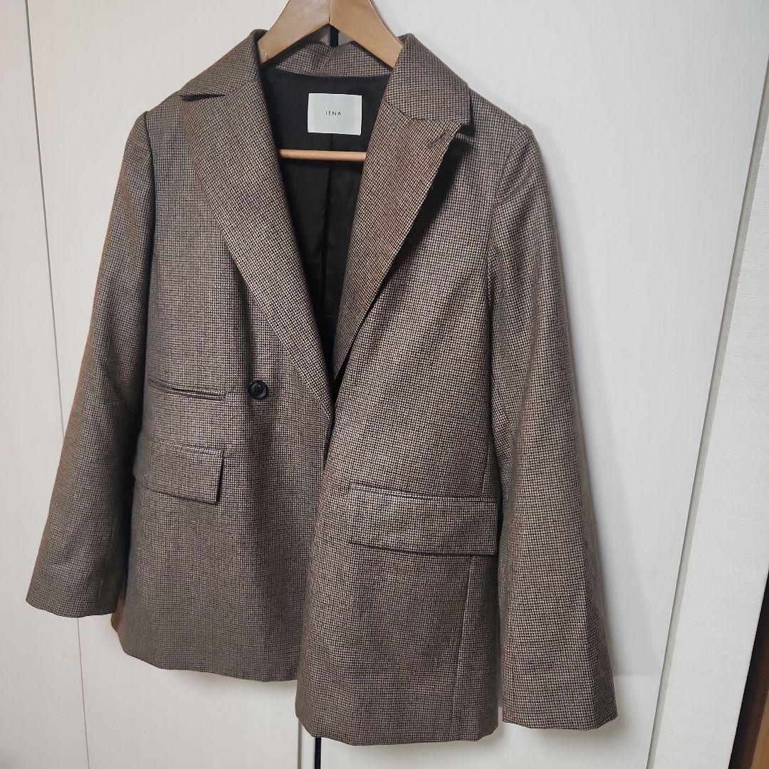 イエナ　iena ガンクラブ チェック ジャケット　36