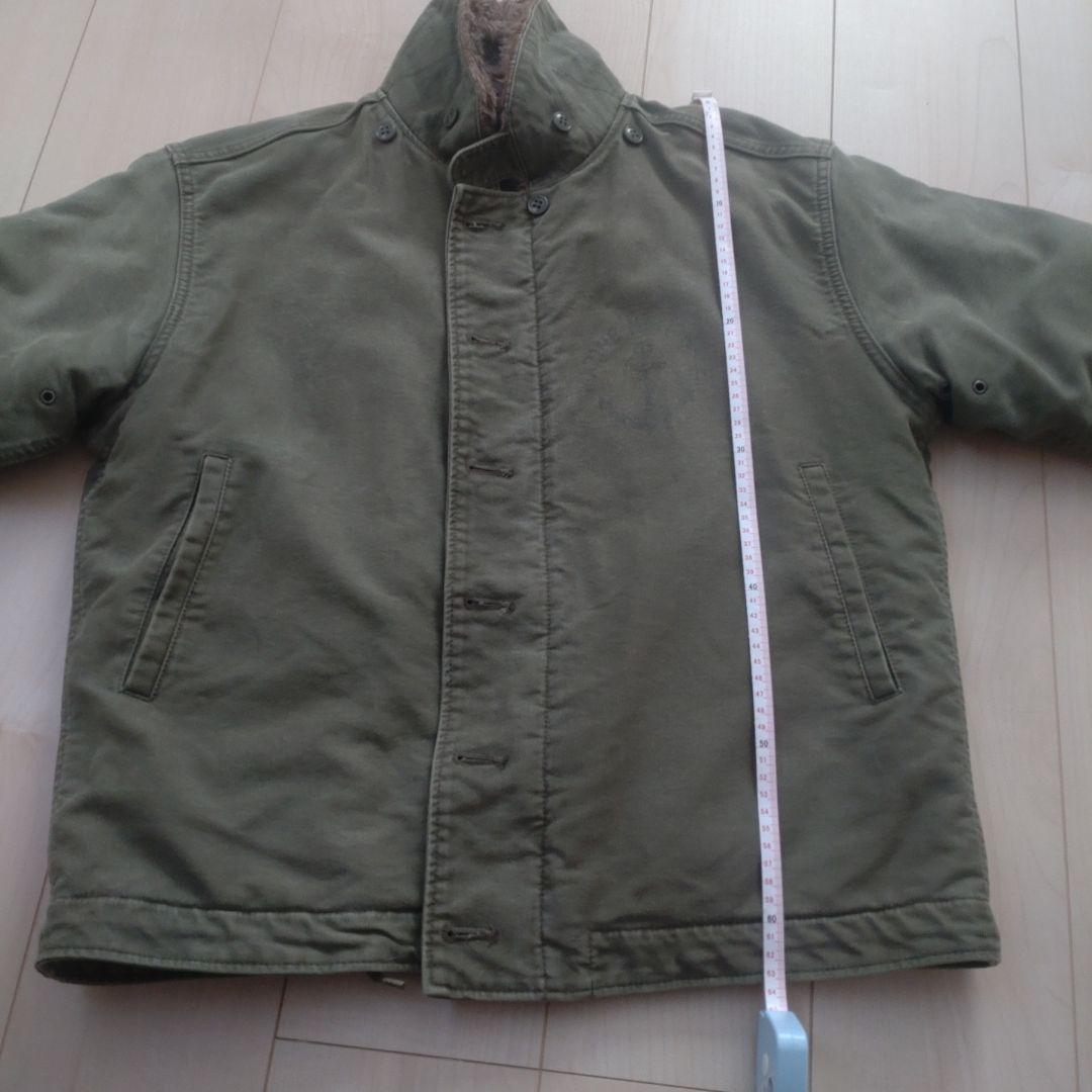 ぎんファー付きオリーブグリーンミリタリージャケット