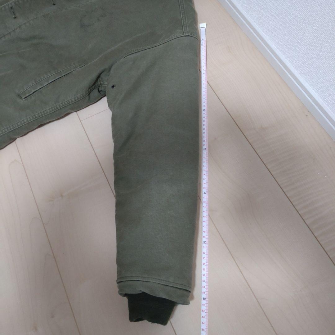 ぎんファー付きオリーブグリーンミリタリージャケット