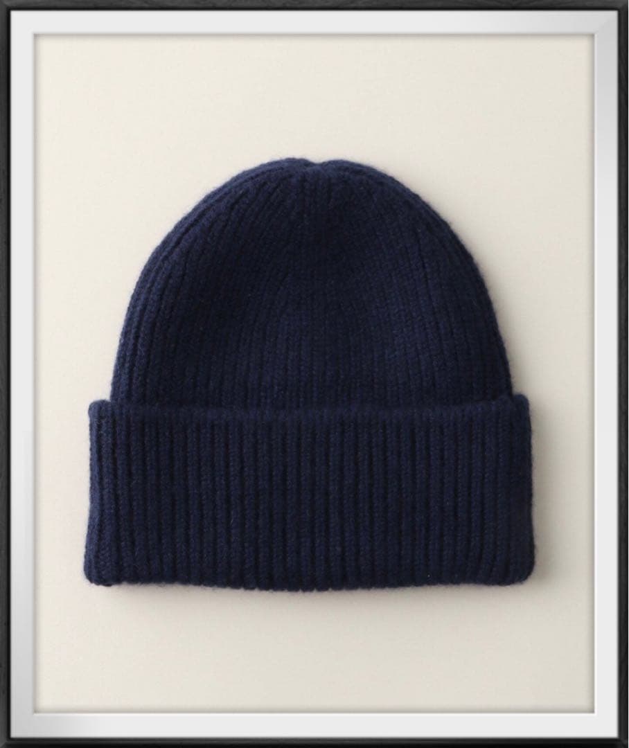 完売！新品☆L'Appartement グッド グリーフ BEANIE☆紺