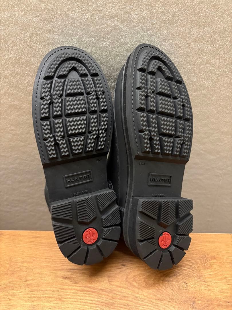 未使用◆Hunter リファインドステッチチェルシーブーツ 23cm