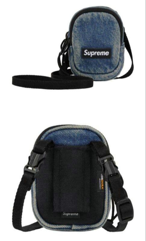 Supreme Denim Mini Utility Bag (デニム、黒)2個