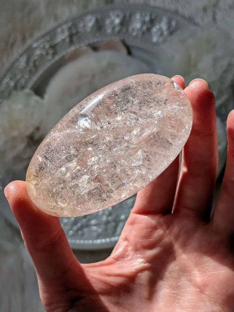 本日限定価格　♡ピンクアゼツライト（通称） ピンククォーツ♡ パーム　（小）