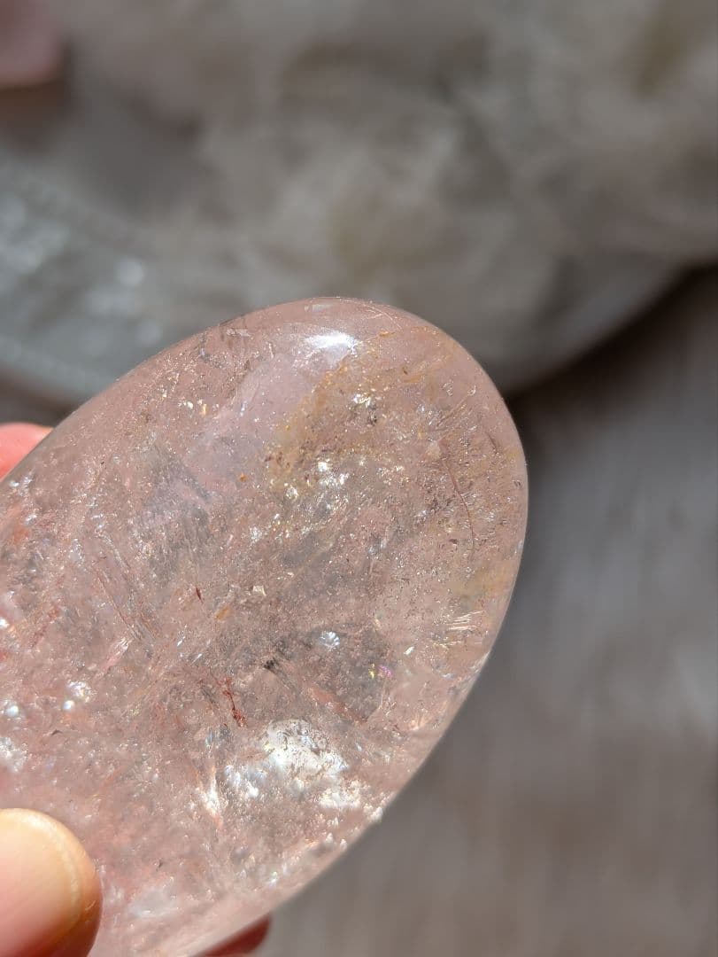 本日限定価格　♡ピンクアゼツライト（通称） ピンククォーツ♡ パーム　（小）