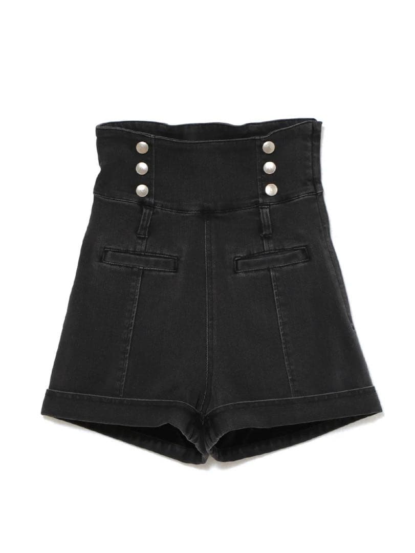 パンツ Doll heart hip pants / black