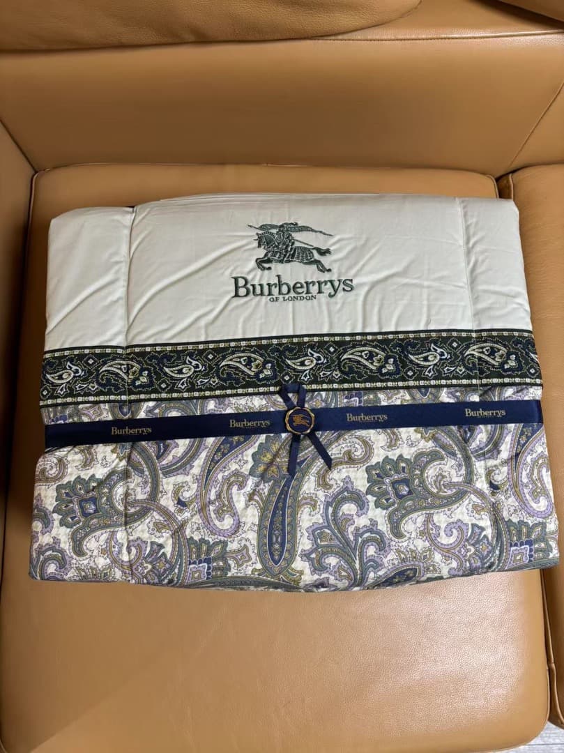 未使用Burberrys バーバリー ダウンケット 羽毛肌掛け布団+カバー
