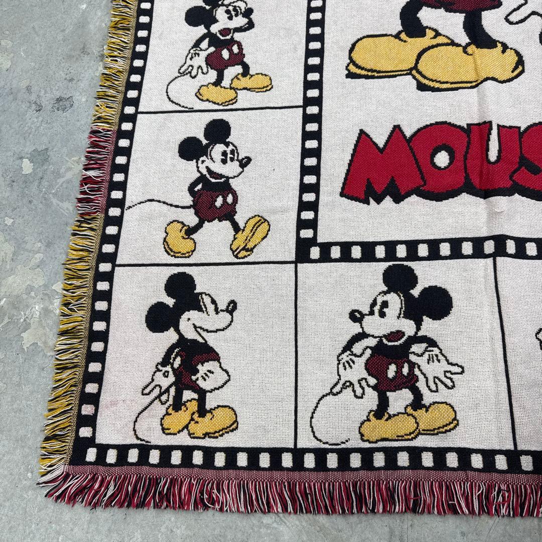 ディズニー　ミッキーマウス　マルチカバー　ソファカバー　ラグ　174x128