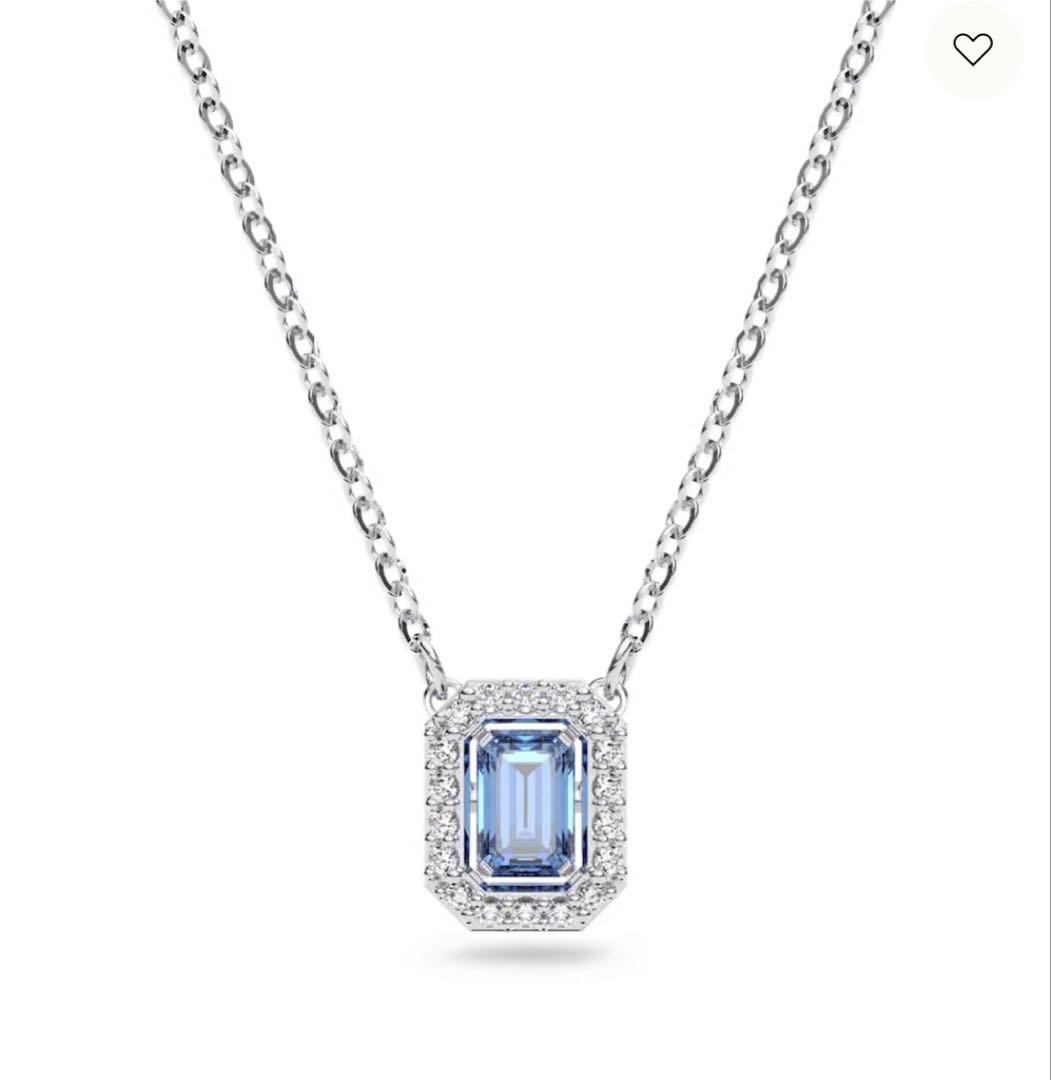 SWAROVSKI Una ネックレスオクタゴンカット,ロジウム・プレーティング