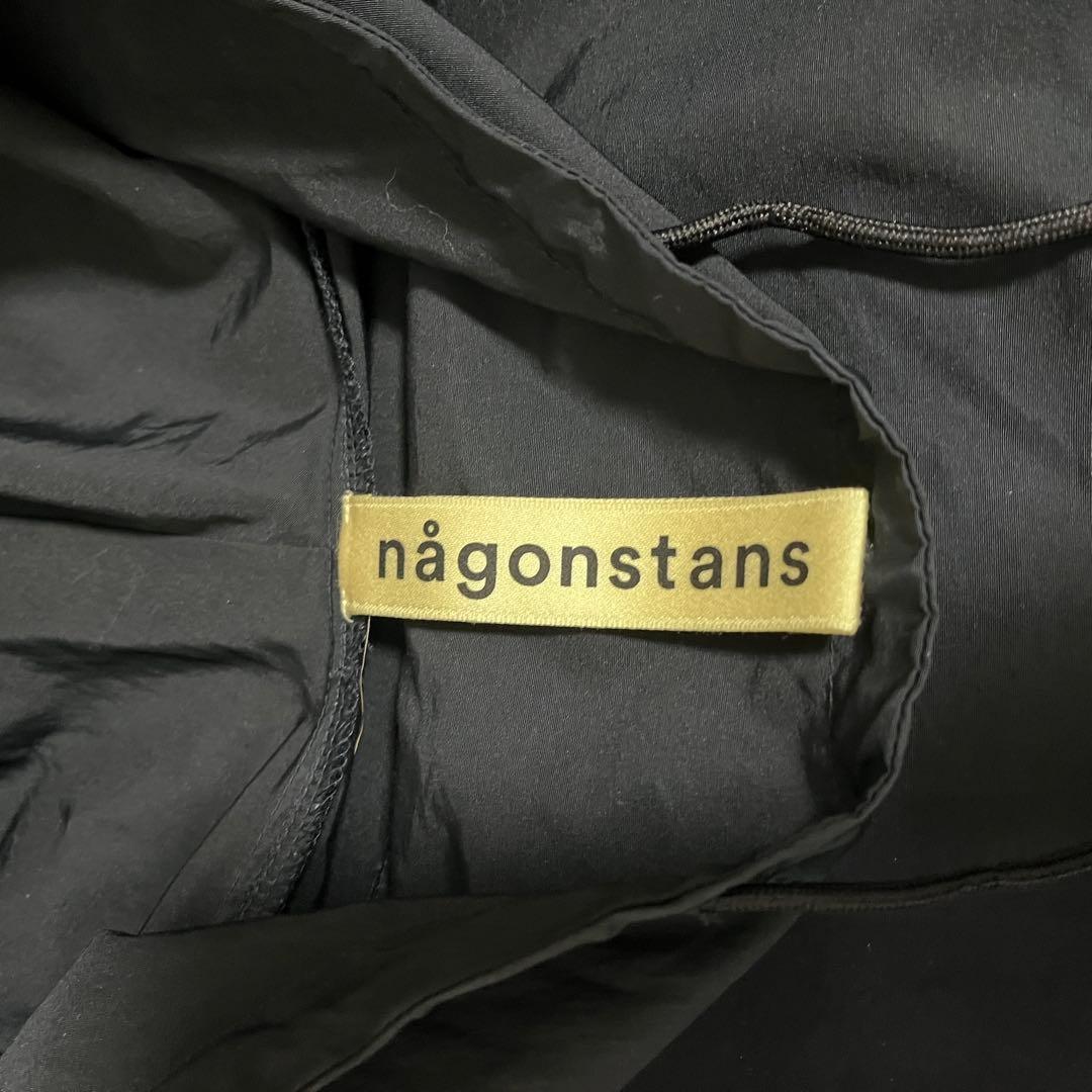 【ナゴンスタンス 】異素材パーカー◆バイカラー◆グレー✖️ブラック◆美品です