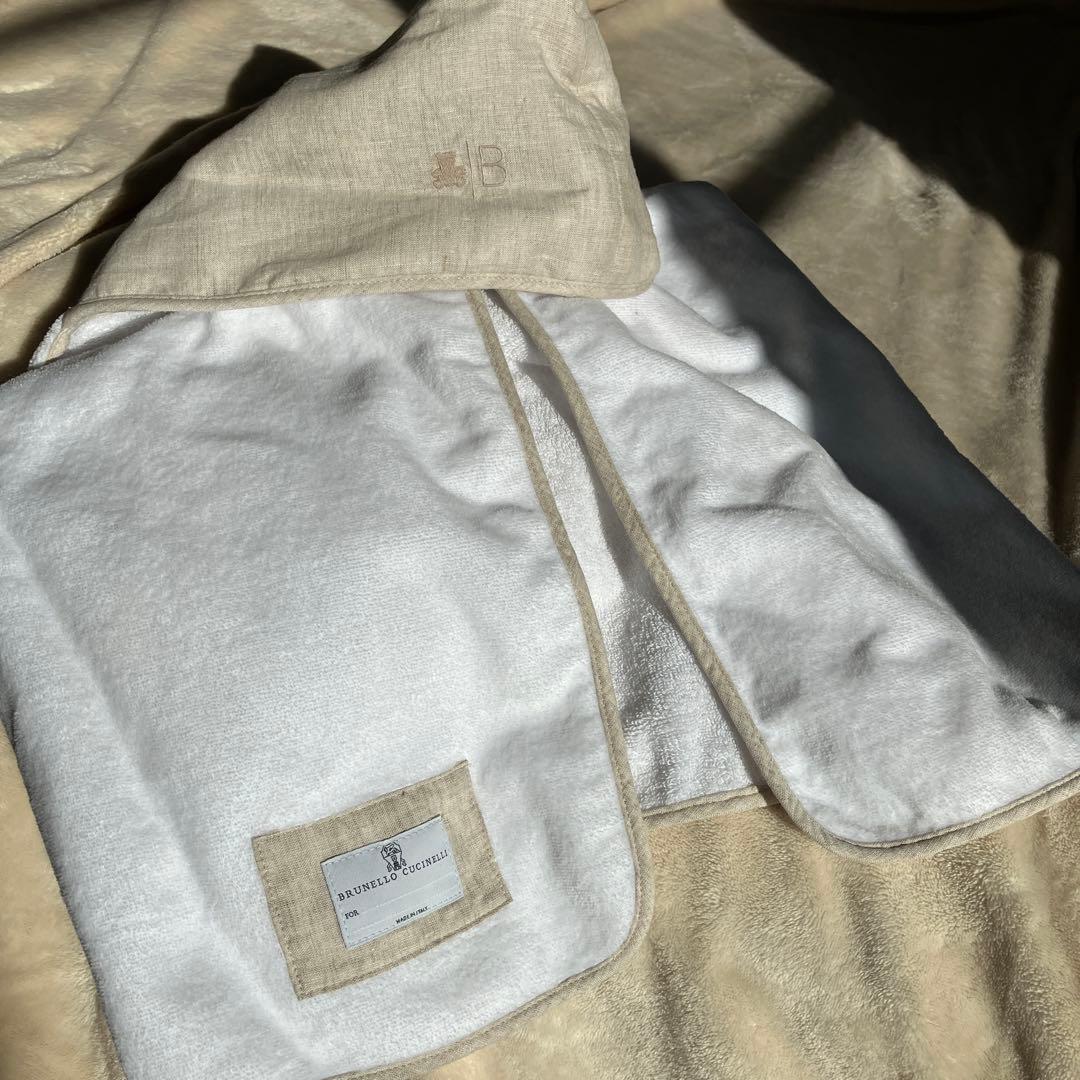 BRUNELLO CUCINELLI バスローブ・おくるみ・ブランケット　箱付き