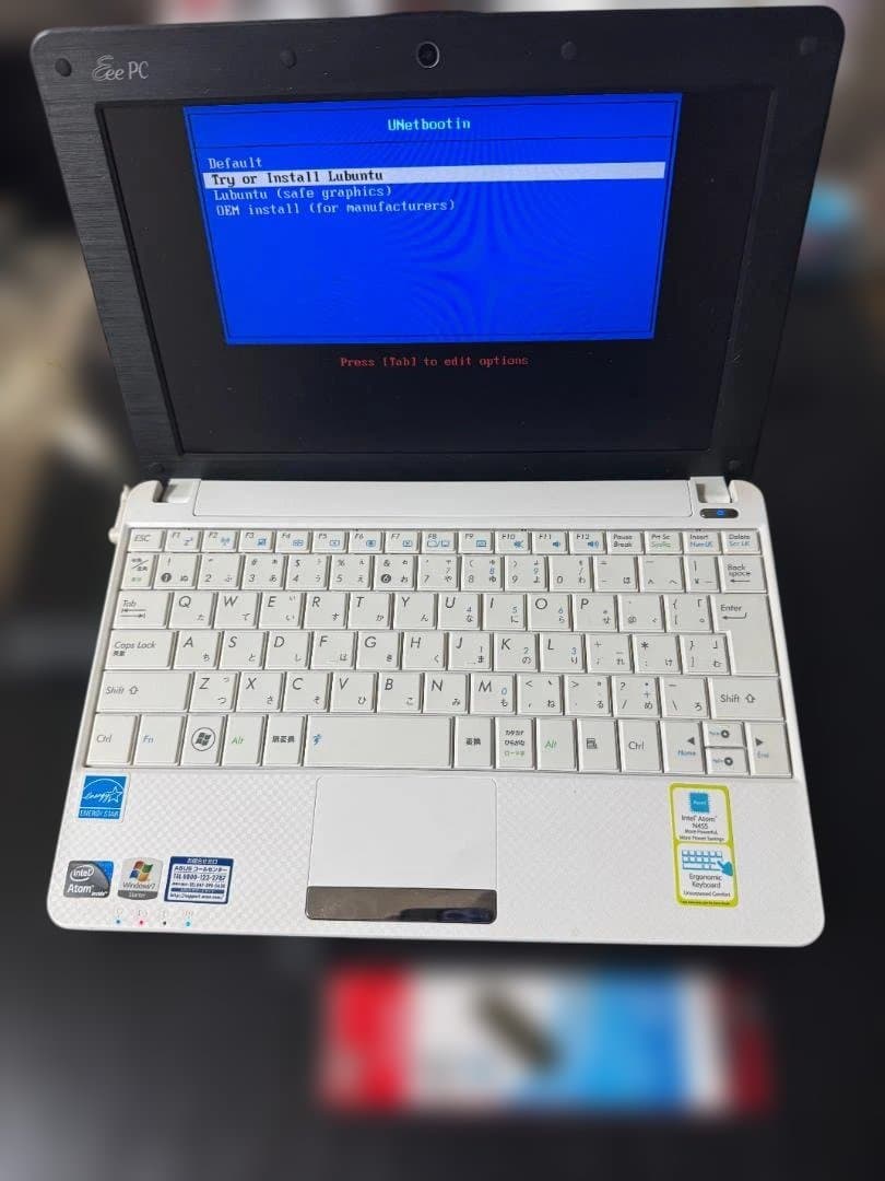 ジャンク扱い　Eee PC 1001PXD ミニノートパソコン ASUS