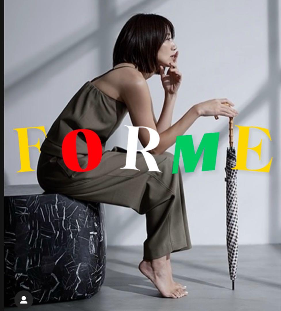 【新品未開封】東原亜希FORME 晴雨兼用長日傘ブラウンギンガムチェック