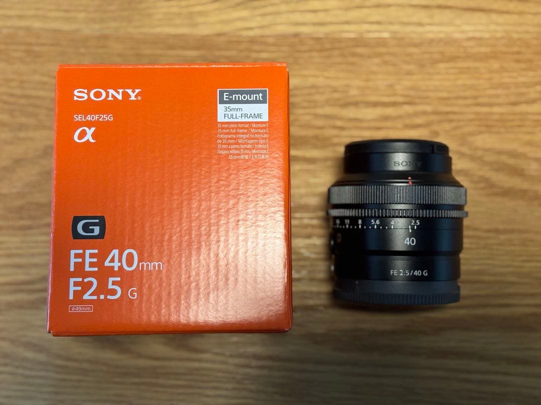 ほぼ新品/SONY FE 40mm F2.5 G レンズ