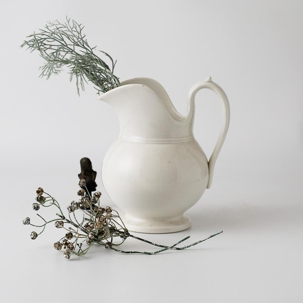 T【希少】フランスアンティーク リネヴィル窯 ピッチャー