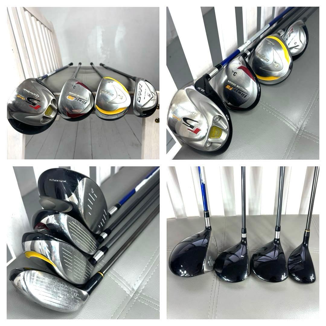 本格派 メンズゴルフクラブ 15本 フルセット ゴルフセット 豪華 お試しセット