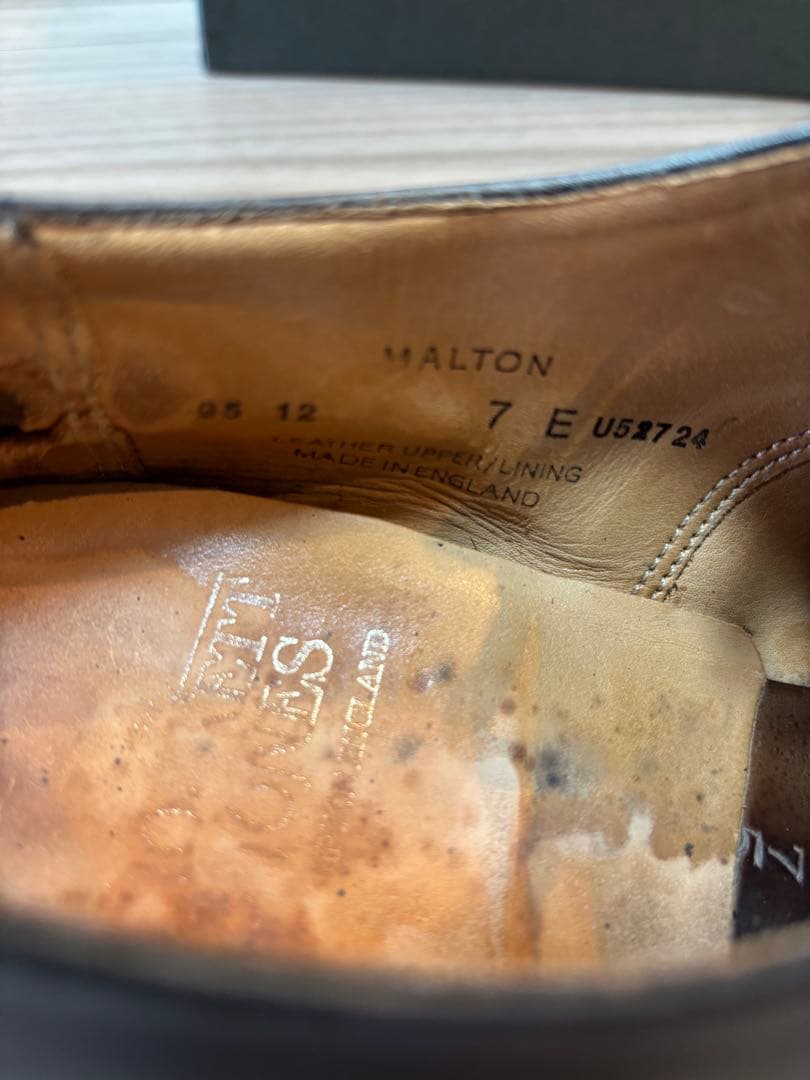 CROCKETT&JONES クロケット&ジョーンズ MALTON 7E ラバー