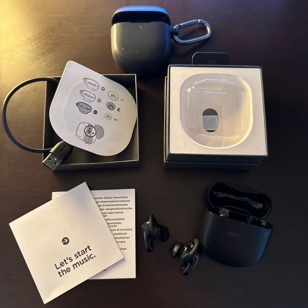 Boseワイヤレスイヤホン全セットシリコンケース　付値下げ可