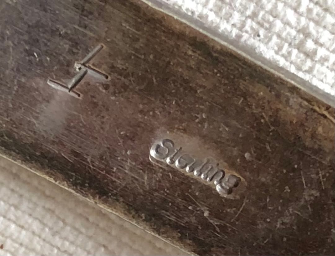 たけ(ホピ族　インディアンジュエリーシルバーバングル 鹿　動物彫刻入り )