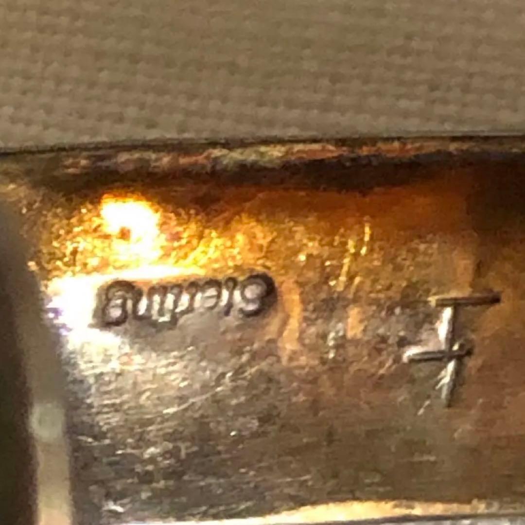 たけ(ホピ族　インディアンジュエリーシルバーバングル 鹿　動物彫刻入り )