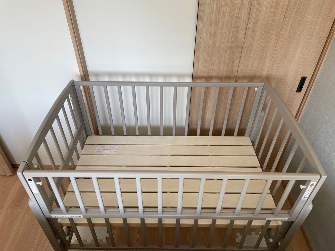 【2024年6月購入】yamatoyaベビーベッドノモックWオープンハイタイプ