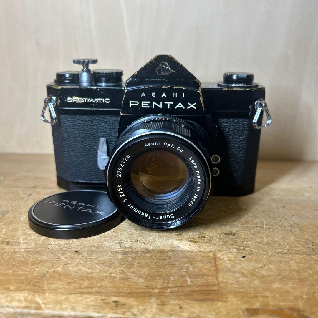 Pentax SP +Super Takumar 55 f2.0 完動品