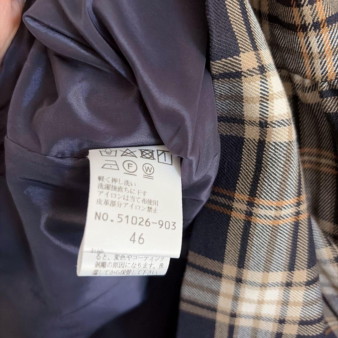 美品 大きいサイズ ローズティアラ チェック柄 フリル チュニック ワンピース