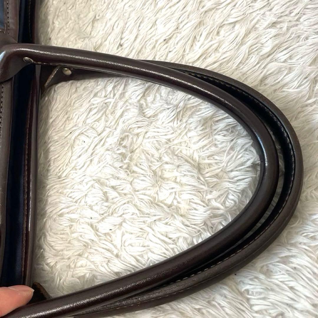 良品 フェリージ ビジネスバッグ1758 ネイビー✕ブラウン