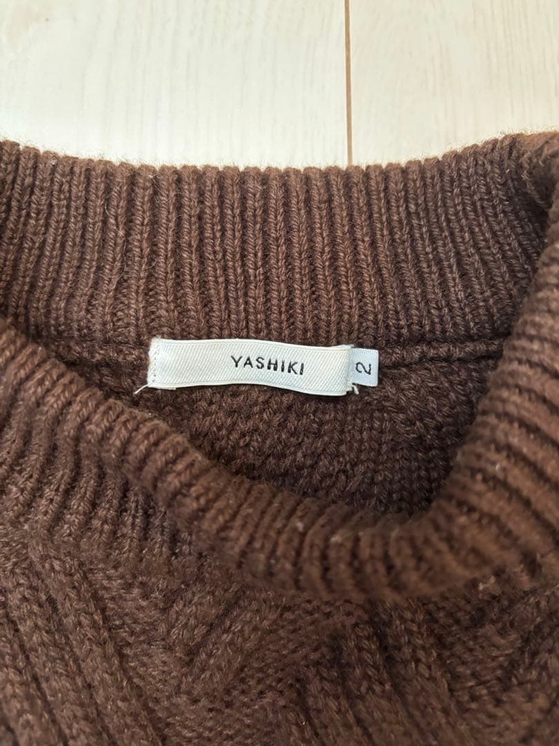 トップス YASHIKI 21AW Ochiba Knit