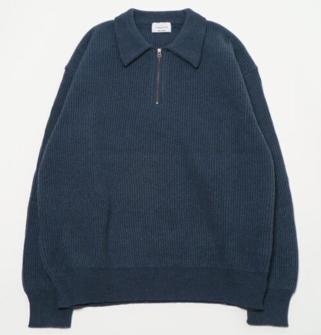 トップス 22aw Crepuscule x Steven Alan Zip Polo 1