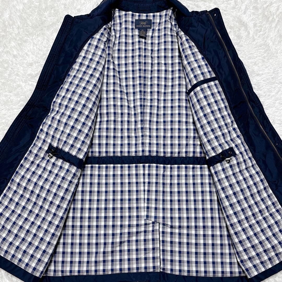 極美品✨ブルックスブラザーズ サファリジャケット ナイロンコート ネイビー L