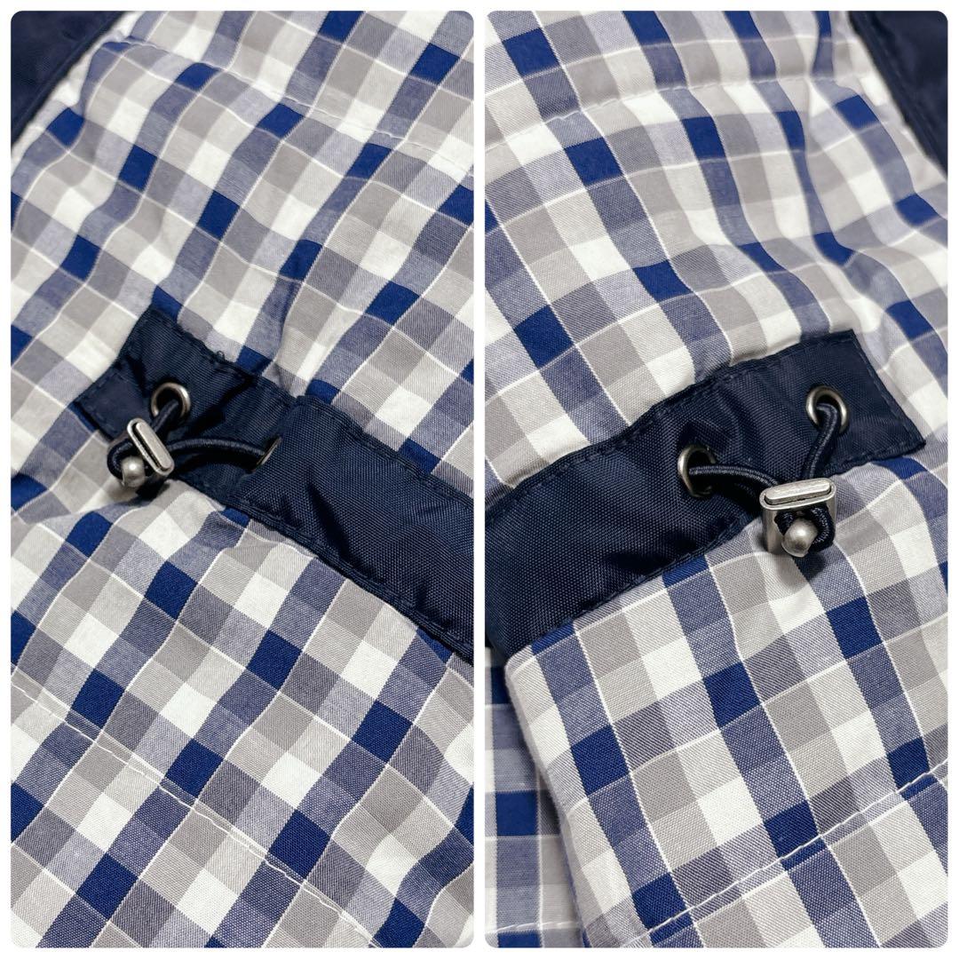 極美品✨ブルックスブラザーズ サファリジャケット ナイロンコート ネイビー L