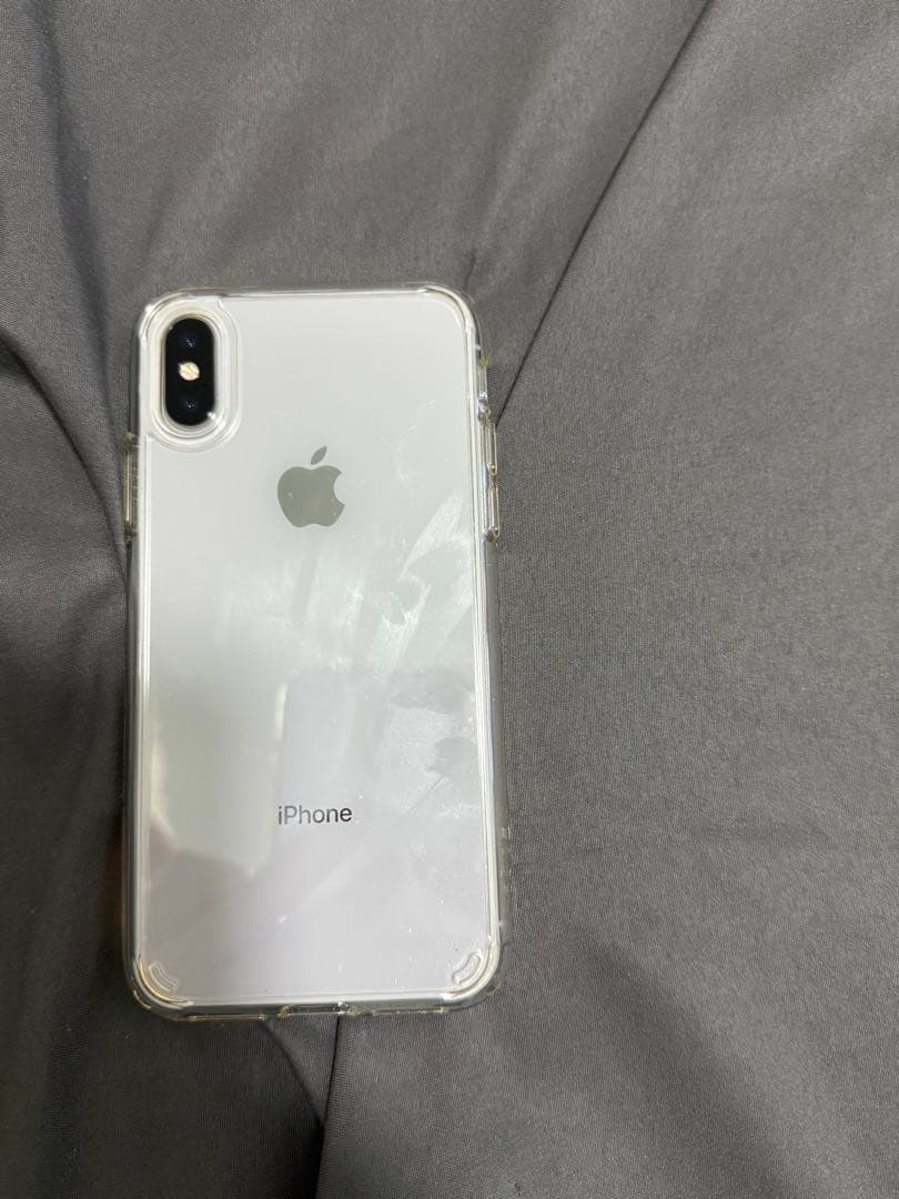 Apple iPhone X シルバー 64GB バッテリー97% 箱付き