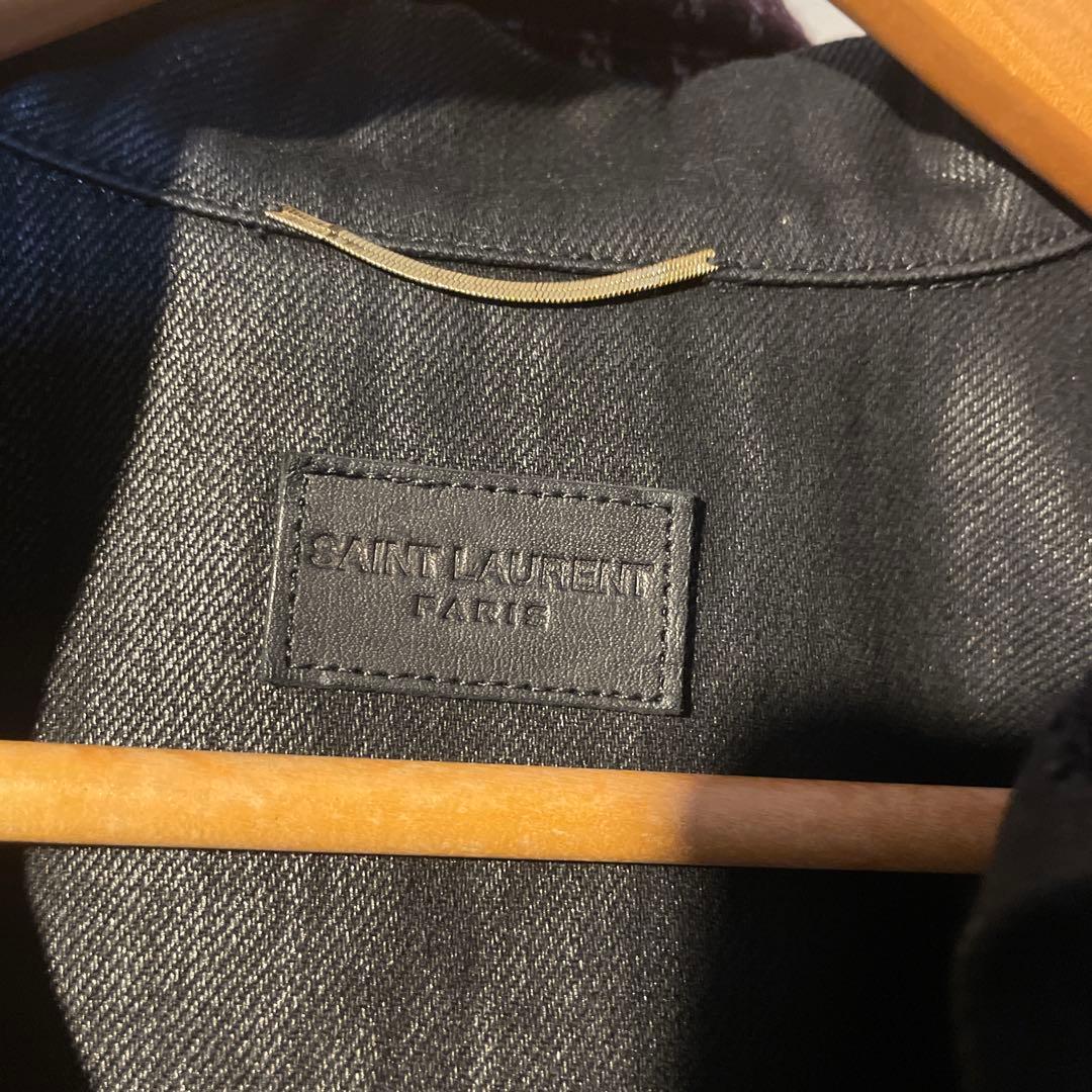 SAINT LAURENT PARIS コーティング デニムジャケット xs
